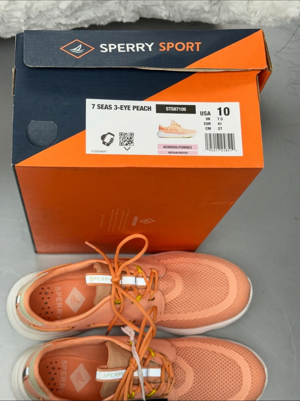NIB NWT Sperry Coral Mesh Sport Boat Shoe